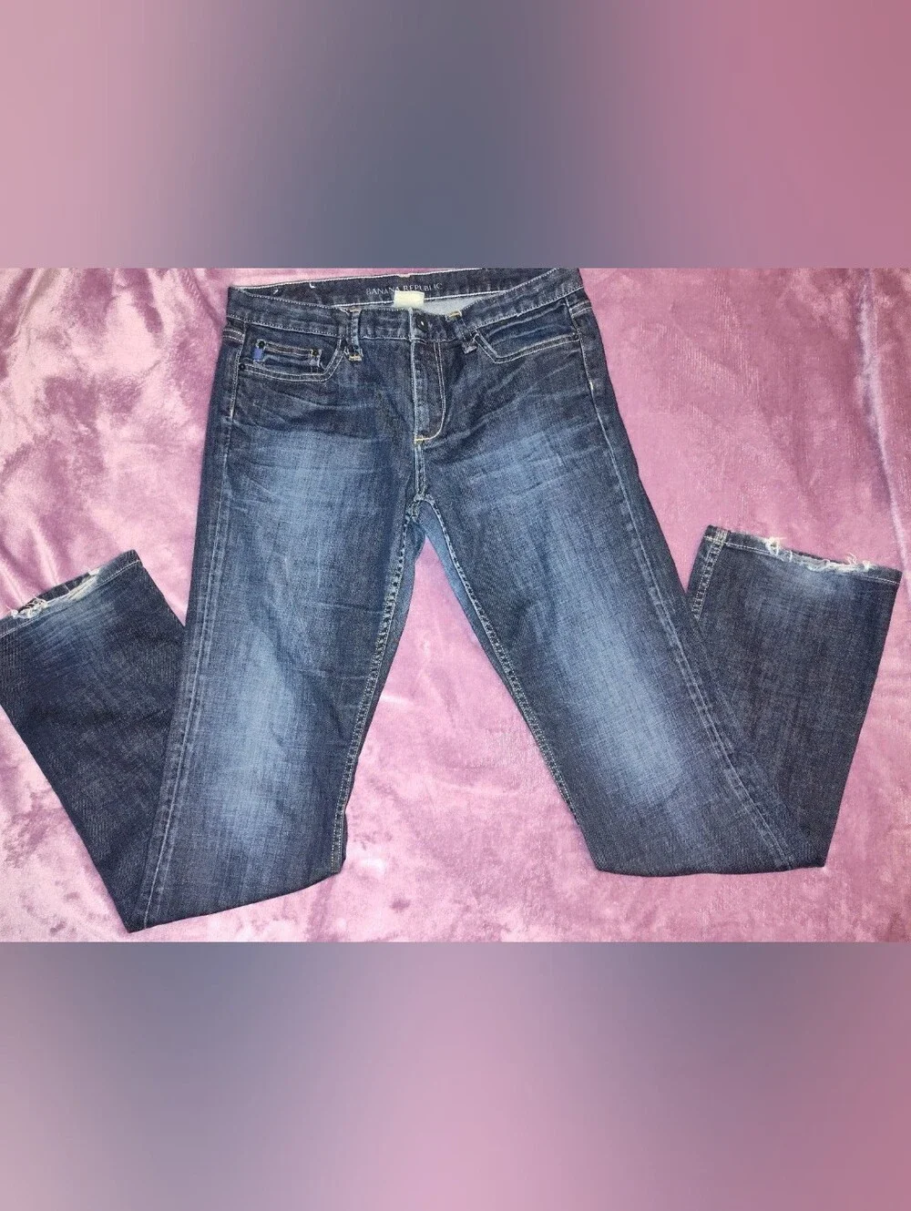 Banana Republic Men's Dark Blue Jeans